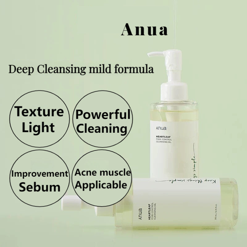 Anua Heartleaf Pore Control Cleansing Oil 200ml+200ml (Double Pack) CLEANSING OIL Anua