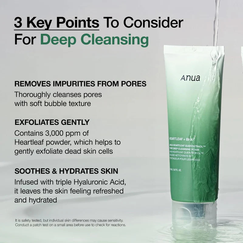 Anua Heartleaf Double Cleansing Duo Foam 150ml + Cleansing Oil 200ml Set Cleansing Foam Anua