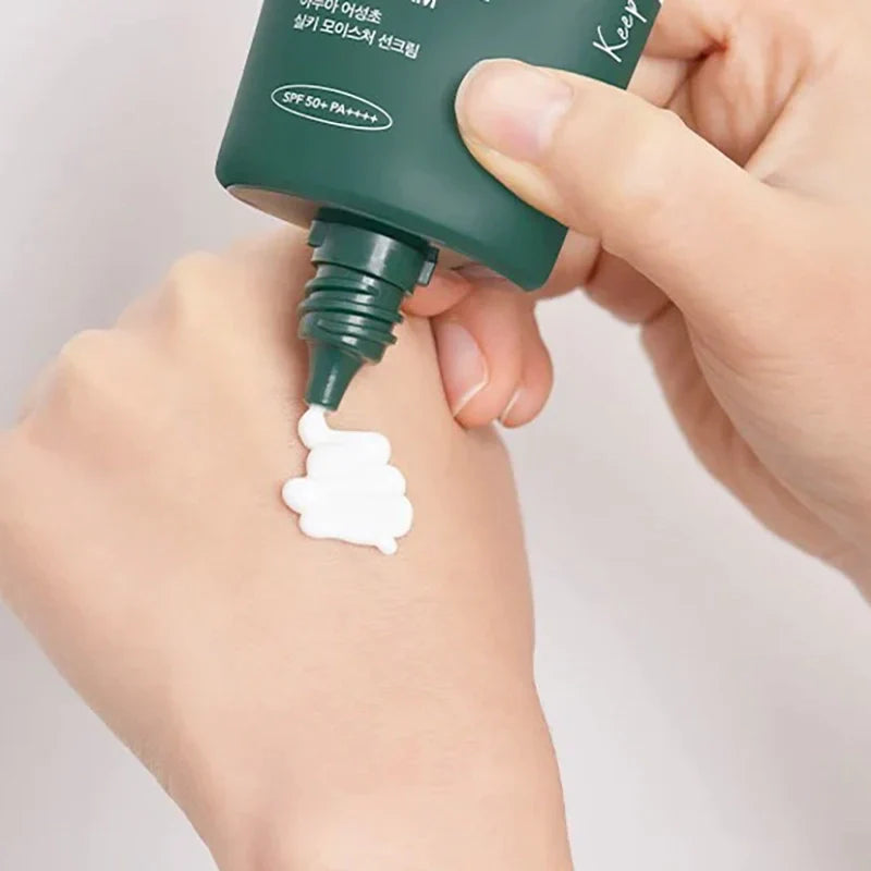 Anua Heartleaf Silky Moisture Sunscreen SPF50+ - 50ml+50ml (Double Pack)-thekimyoung.com