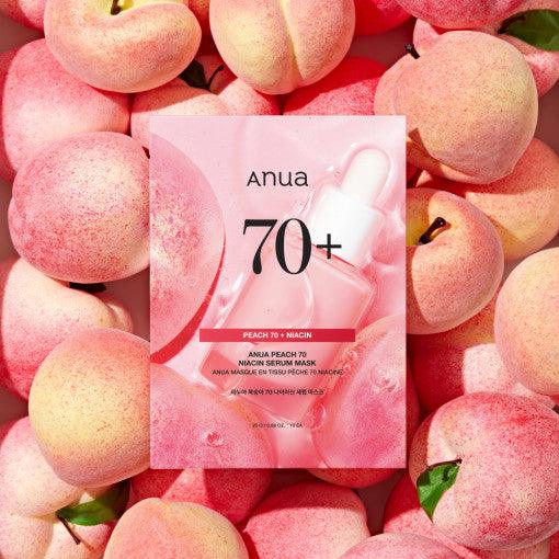 Anua Peach 70 Niacin Serum Mask Sheet - 10pcs-thekimyoung.com