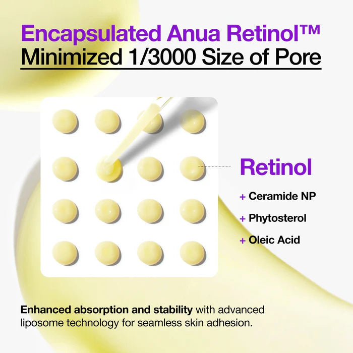 Anua - Retinol 0.3% + Niacin Renewing Serum 30ml-thekimyoung.com
