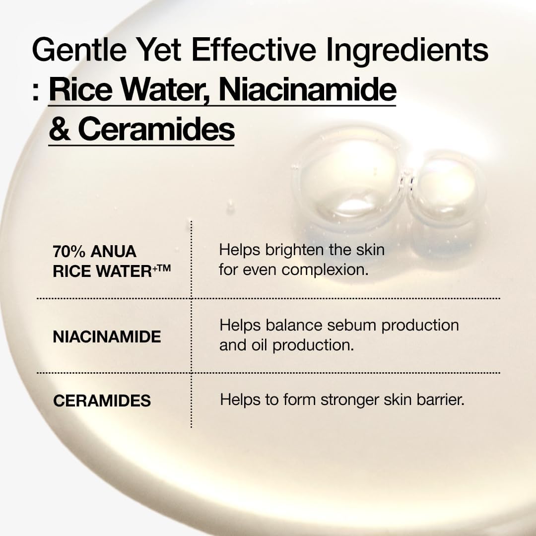 Anua Rice 70 Glow Milky Toner 250ml-thekimyoung.com