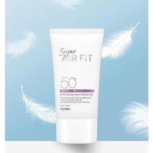 A'pieu Super Air Fit Mild Sunscreen Matte SPF50+ PA++++ 50ml-thekimyoung.com