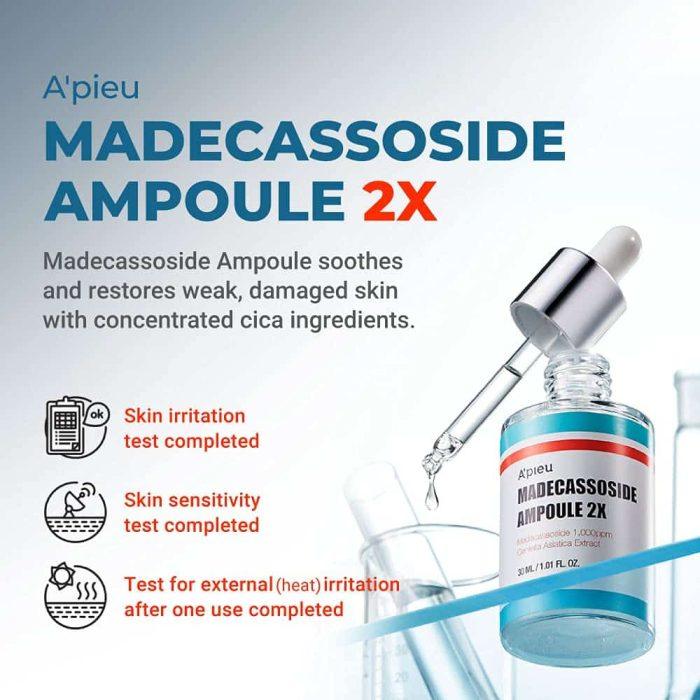 A'pieu Madecassoside Ampoule 2X 30ml Ampoule A'pieu