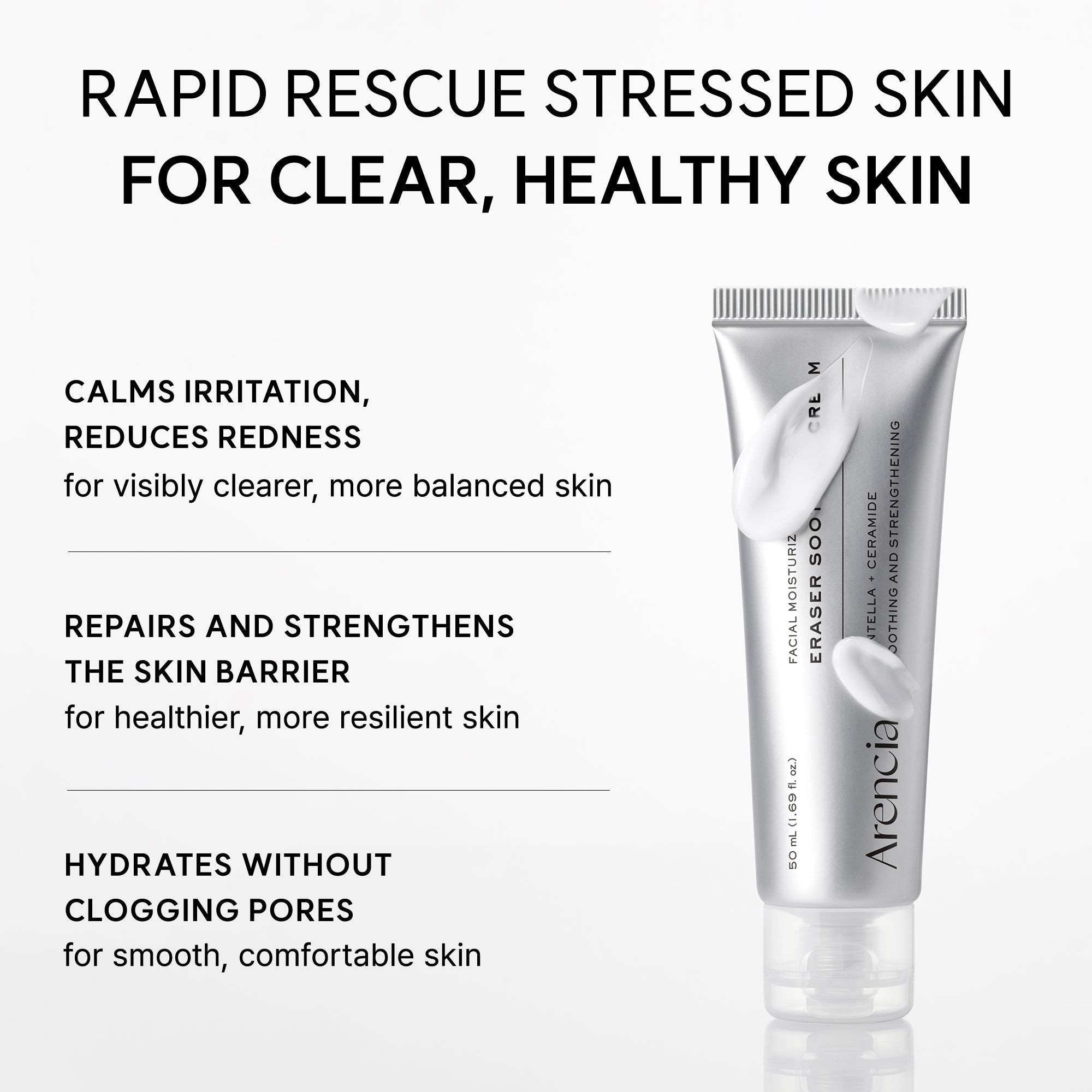 Arencia - Eraser Soothing Cream (50ml)-thekimyoung.com