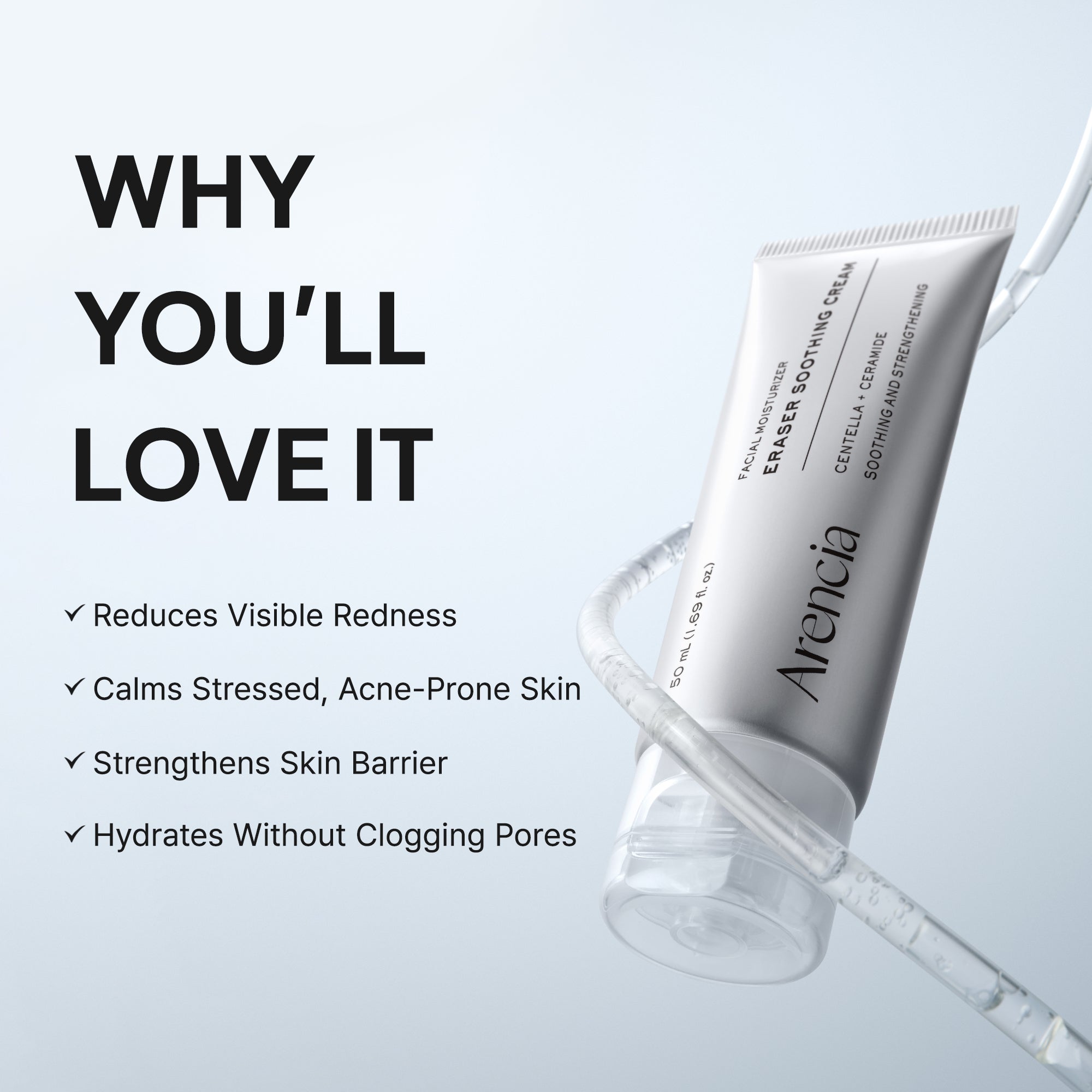 Arencia - Eraser Soothing Cream (50ml)-thekimyoung.com