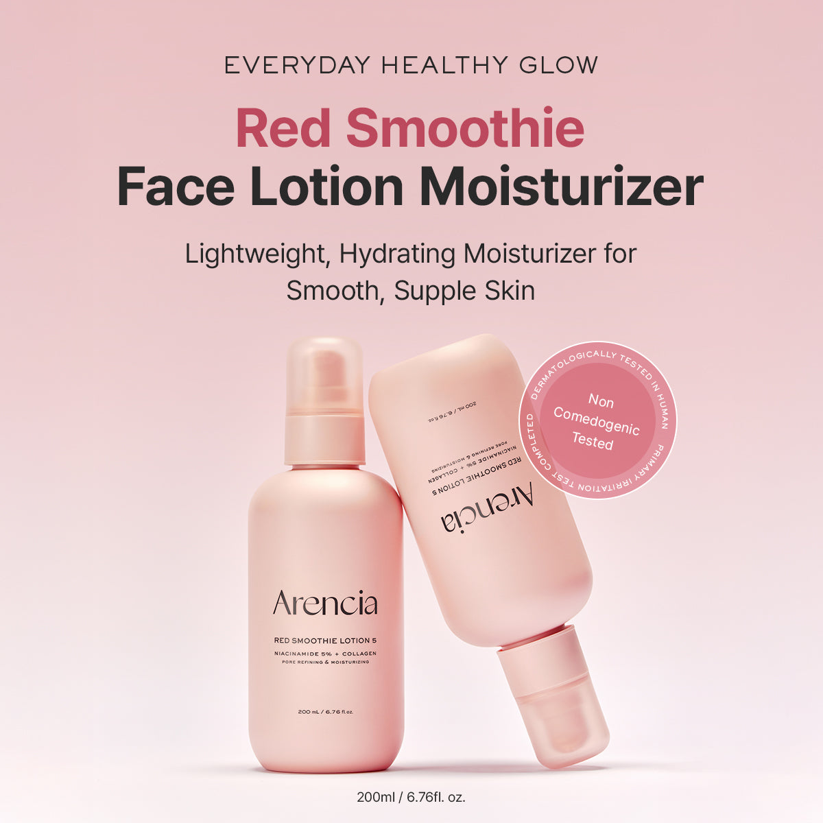 Arencia - Red Smoothie Face Lotion Moisturizer 5-thekimyoung.com