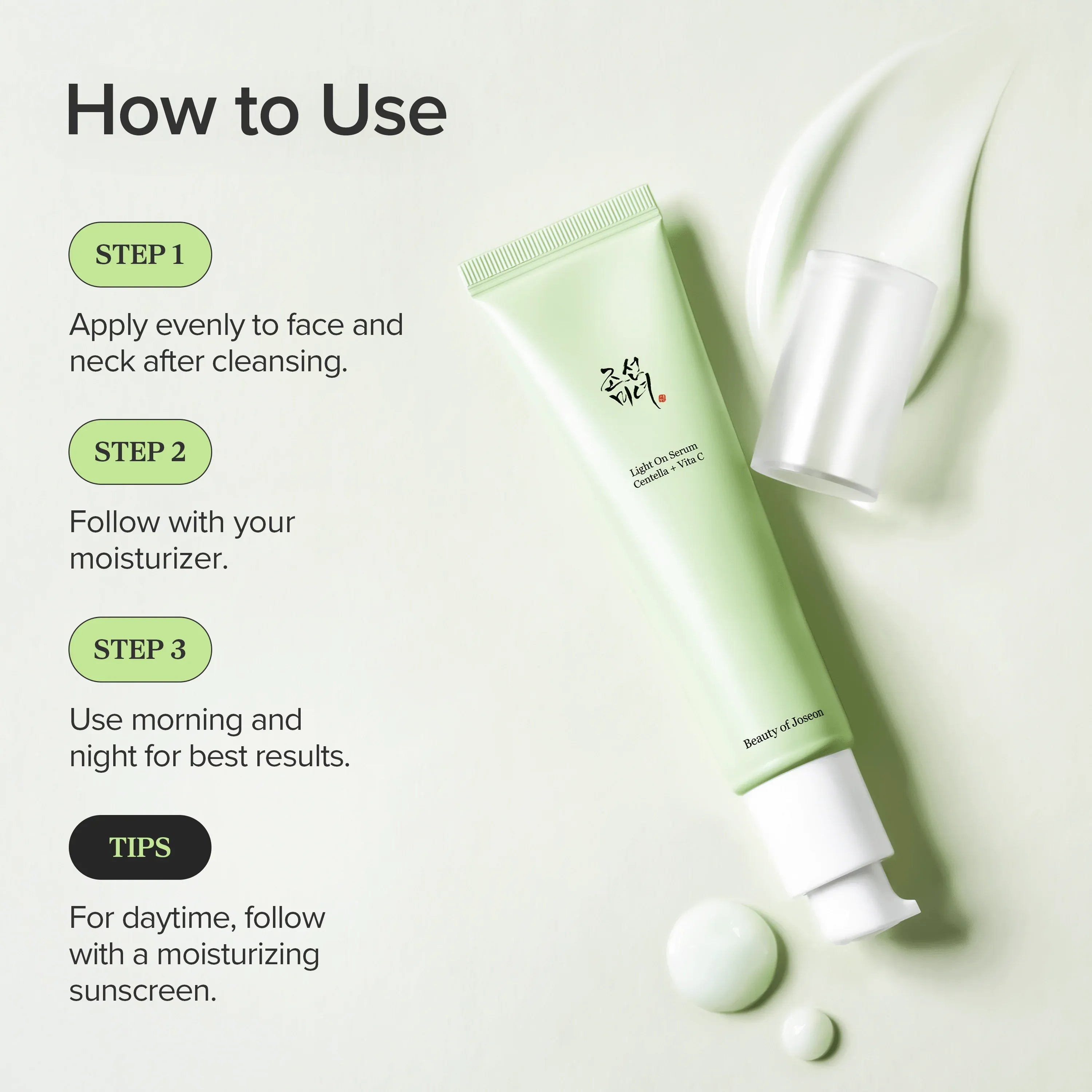 Beauty of Joseon - Light On Serum : Centella + Vita C-thekimyoung.com