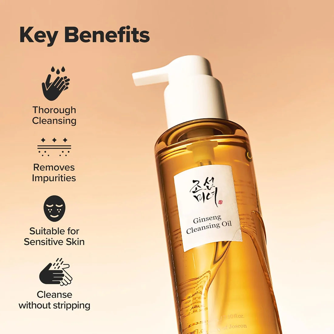 Beauty of Joseon - Ginseng Cleansing Oil (210ml)-thekimyoung.com