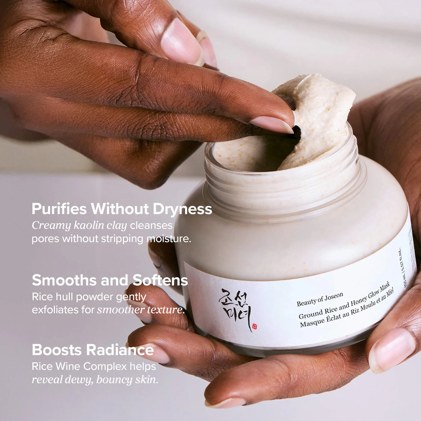 Beauty of Joseon - Ground Rice and Honey Glow Mask (150ml)-thekimyoung.com