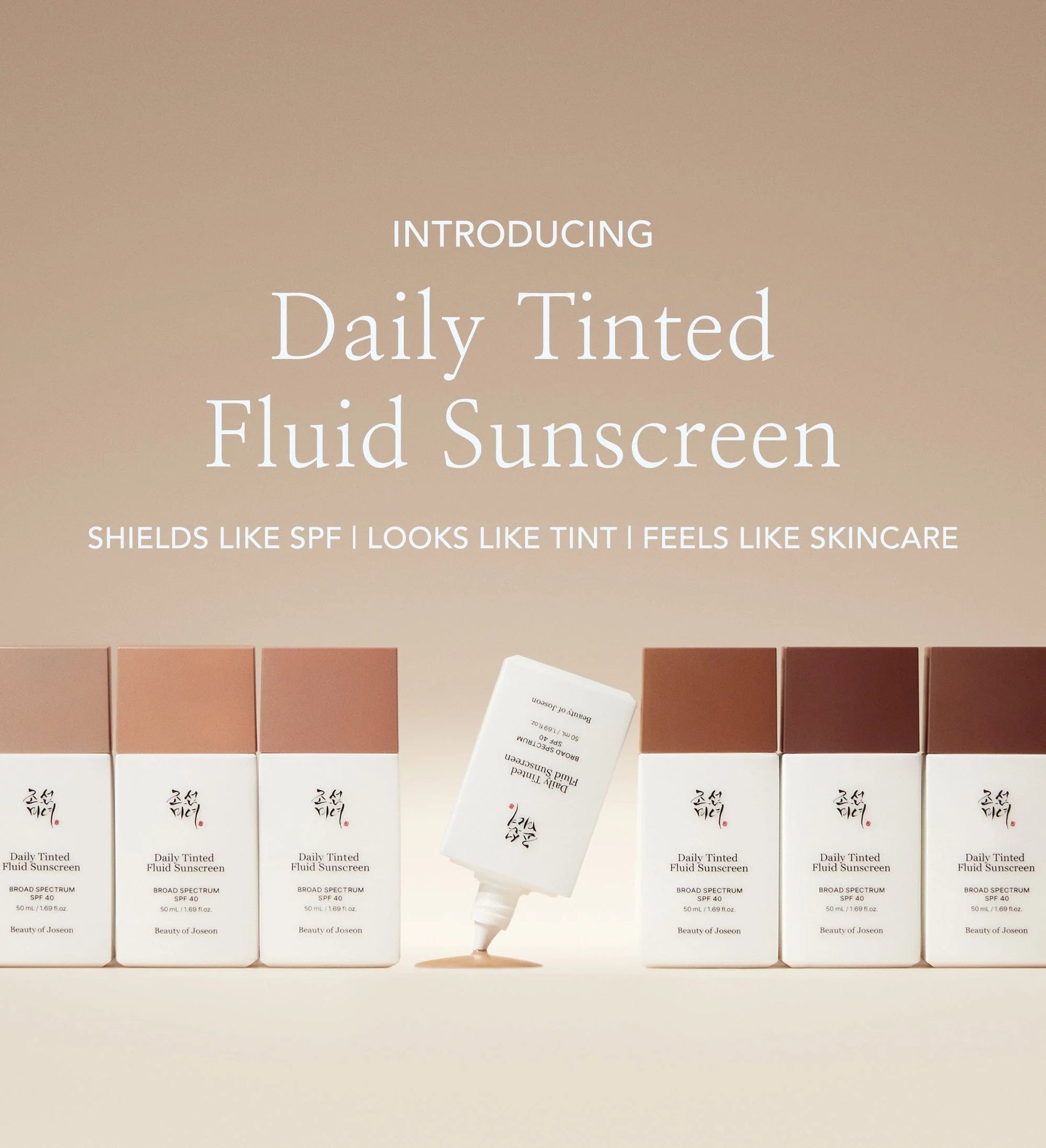 Beauty of Joseon Daily Tinted Fluid Sunscreen SPF50+ PA+++ 50ml Sunscreen Beauty of Joseon