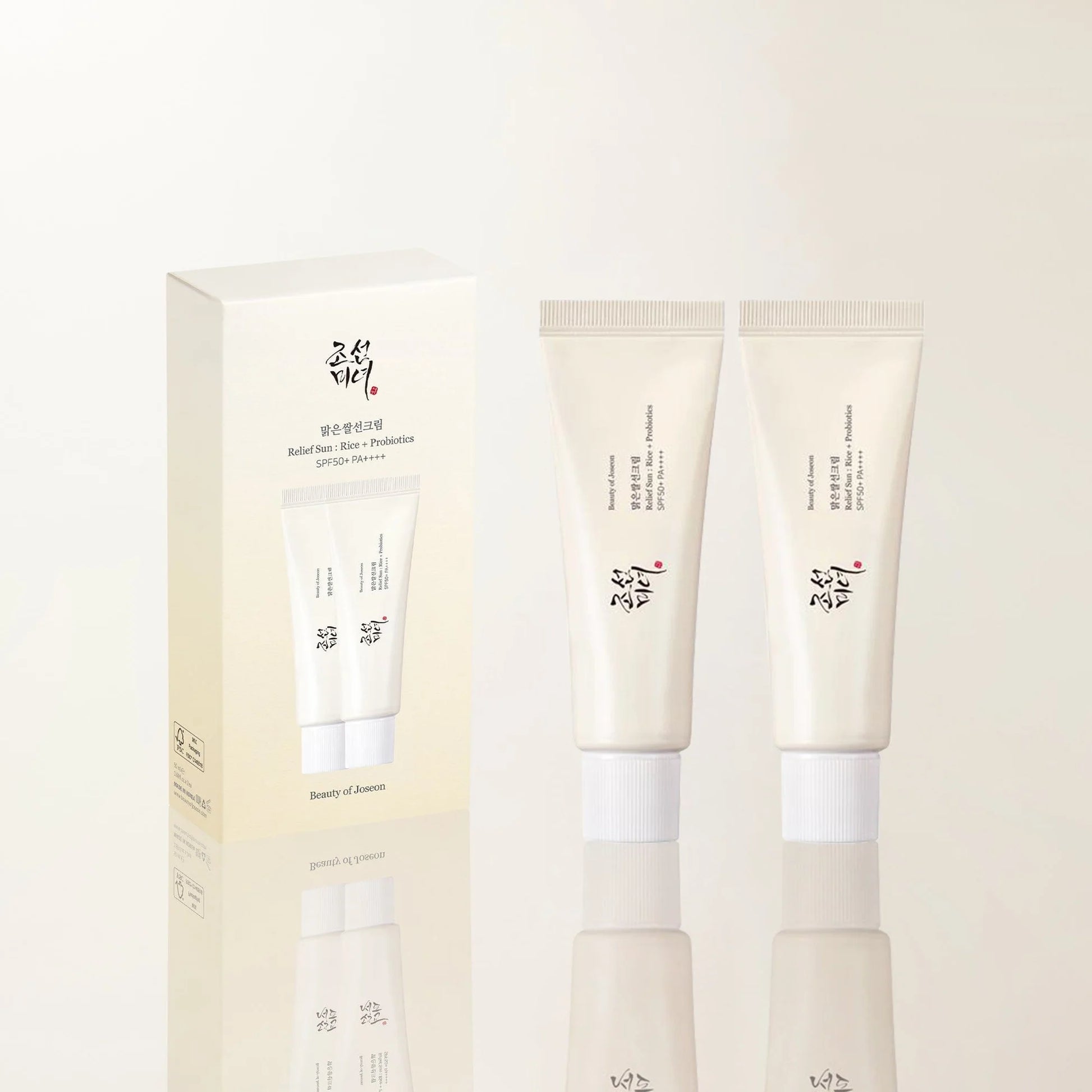 Beauty of Joseon Relief Sun: Rice + Probiotics SPF50+ PA++++ Double Pack(50ml + 50ml)-thekimyoung.com