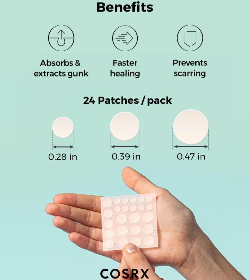 COSRX Acne Pimple Master Patch 24 Patches (3 Sizes) Acne patch COSRX
