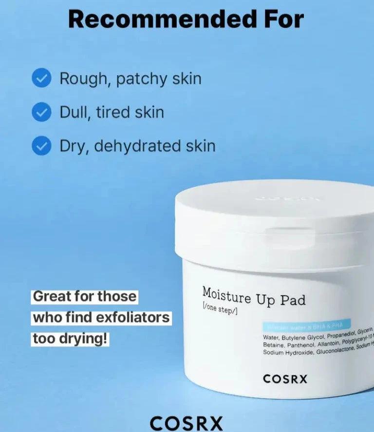 COSRX One Step Moisture Up Pad 70 Sheets-thekimyoung.com