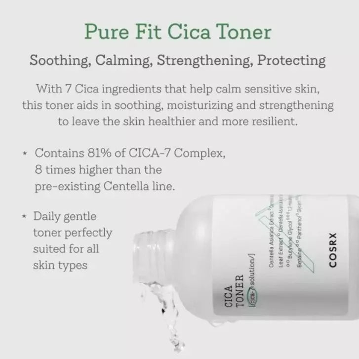 COSRX - Pure Fit Cica Toner (150ml)-thekimyoung.com