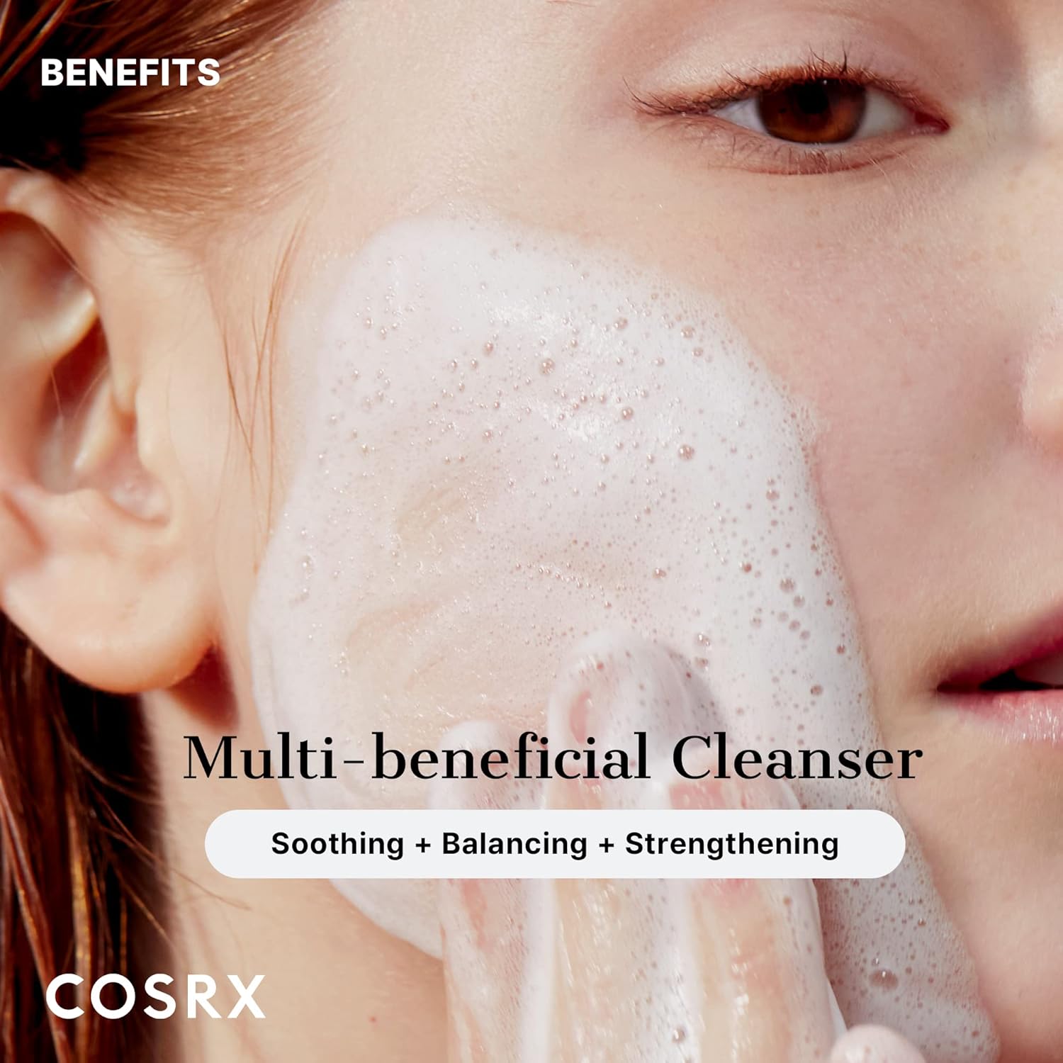 COSRX - Pure Fit Cica Creamy Foam Cleanser (150ml)-thekimyoung.com