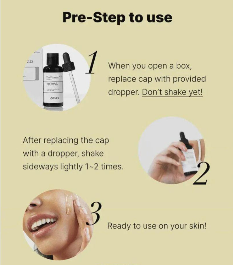 COSRX The Vitamin C 23 Serum 20ml Double Pack (20ml + 20ml) Face Serum COSRX