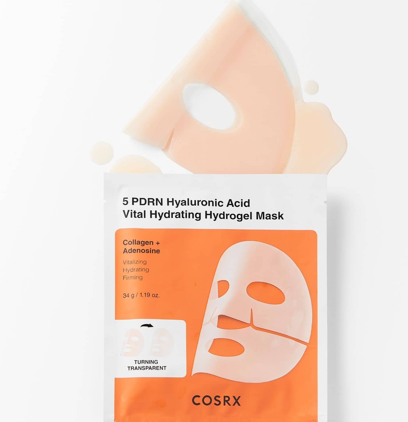 COSRX - 5 PDRN Hyaluronic Acid Vital Hydrating Hydrogel Mask (1 Pack 3ea)-thekimyoung.com