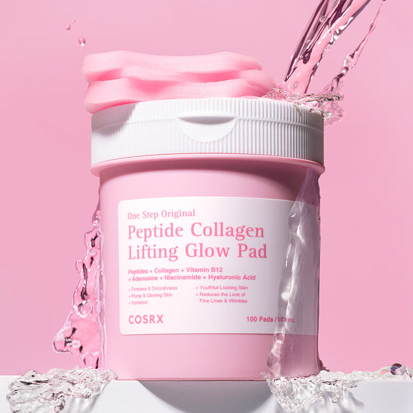 COSRX - One Step Original Peptide Collagen Lifting Glow Pad (100 Pads)-thekimyoung.com