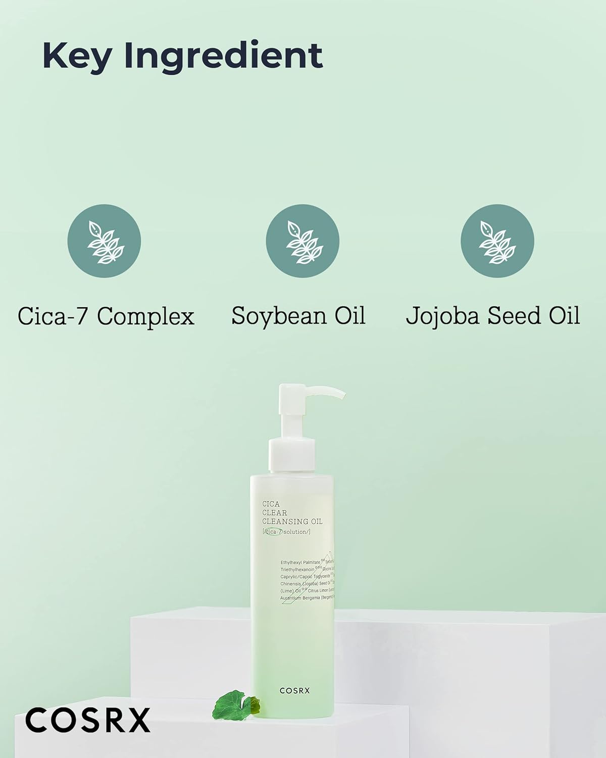 COSRX - Pure Fit Cica Clear Cleansing Oil (200ml)-thekimyoung.com