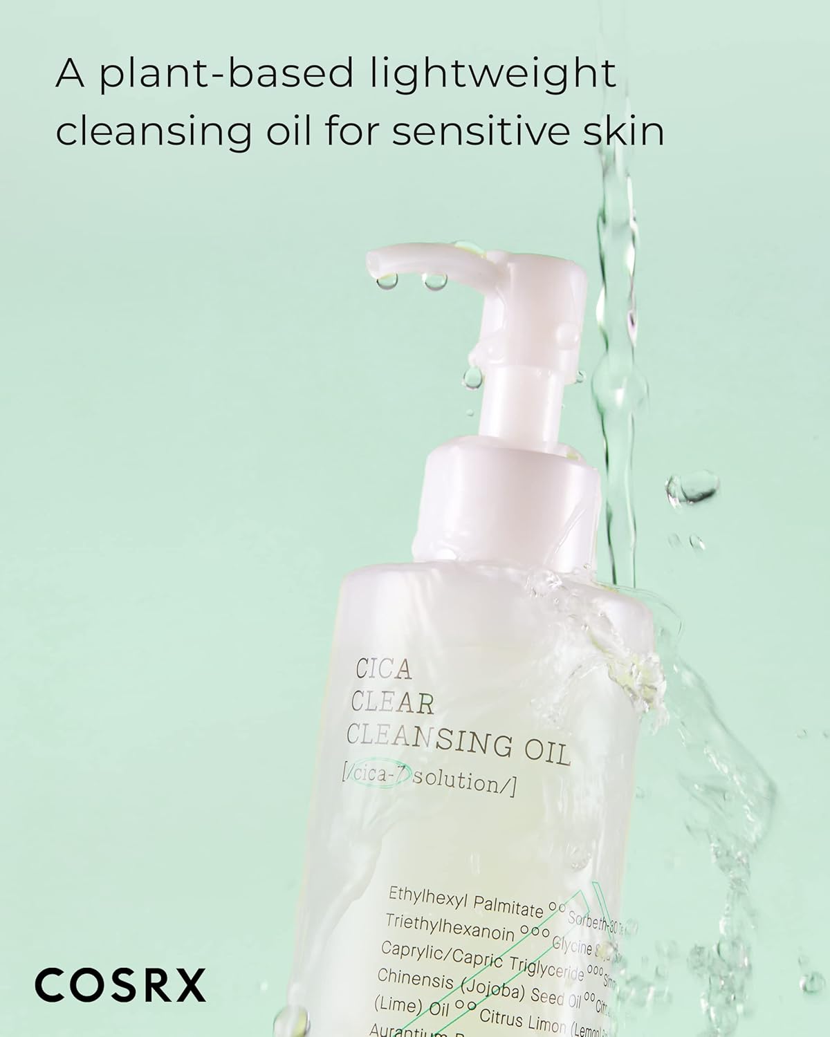 COSRX - Pure Fit Cica Clear Cleansing Oil (200ml)-thekimyoung.com