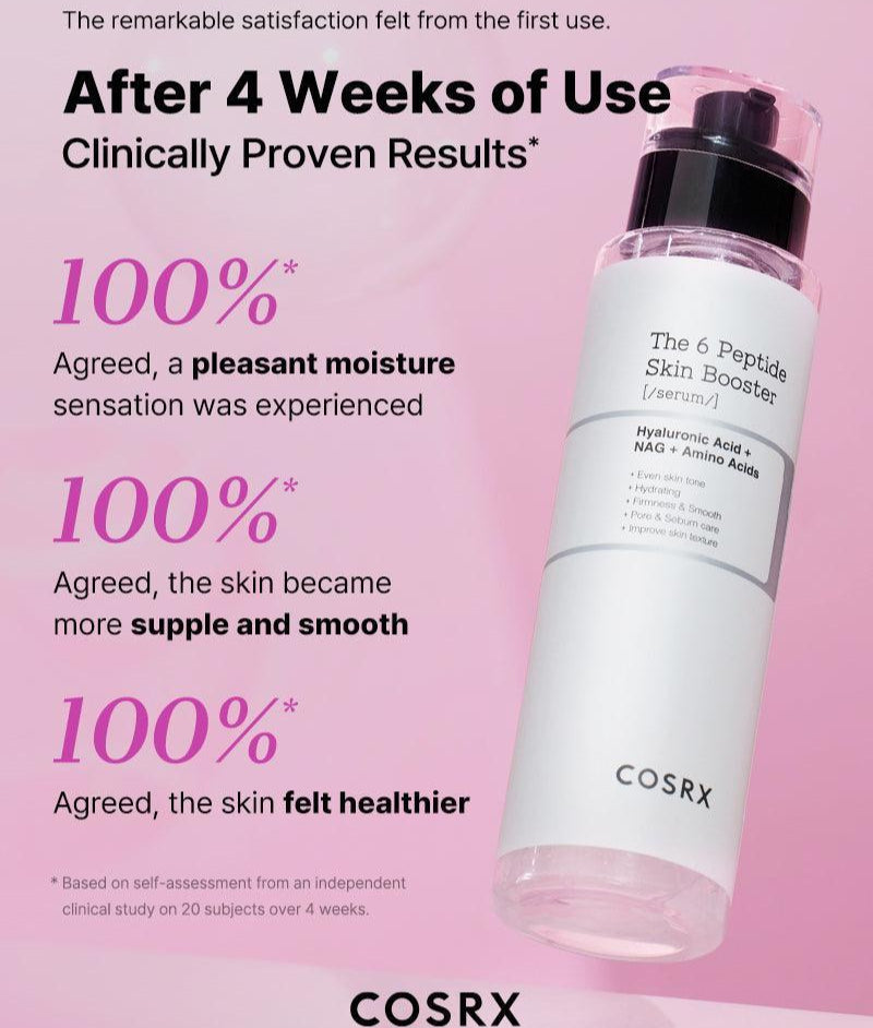 COSRX The 6 Peptide Skin Booster Serum 150ml (+30mL) Face Serum COSRX