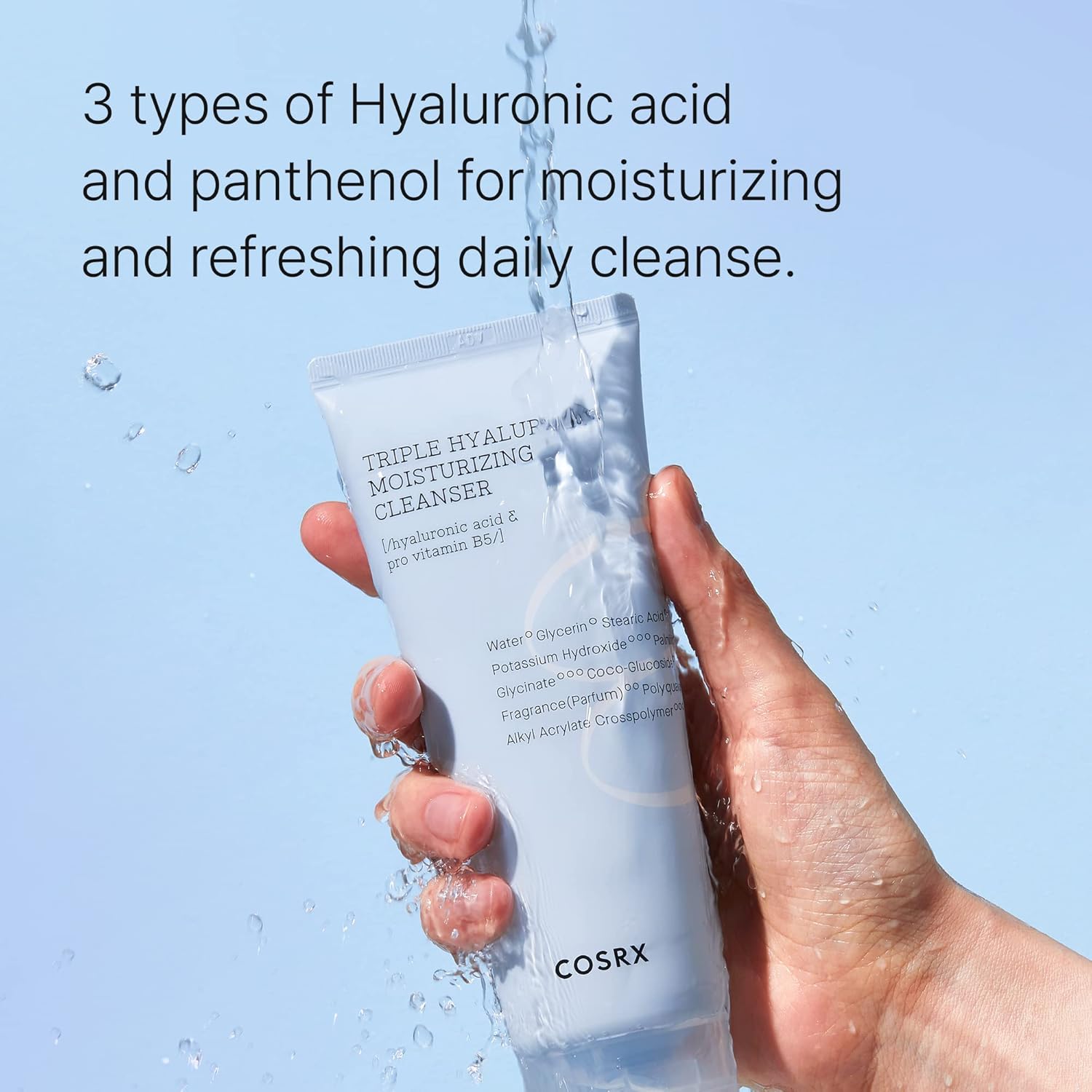 COSRX - Triple Hyaluronic Moisturizing Cleanser (150ml)-thekimyoung.com
