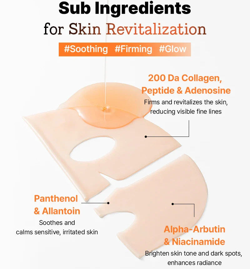COSRX - 5 PDRN Hyaluronic Acid Vital Hydrating Hydrogel Mask (1 Pack 3ea)-thekimyoung.com