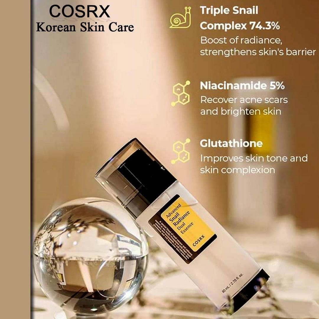 COSRX Advanced Snail Radiance Dual Essence 80ml-thekimyoung.com