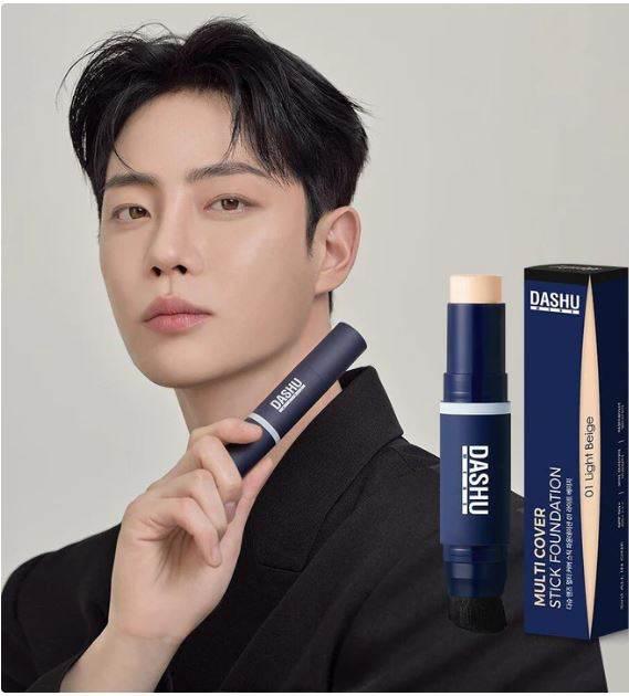 DASHU Mens Multi Cover Stick Foundation 12g-thekimyoung.com