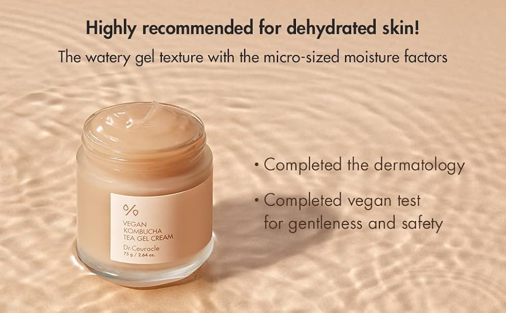 Dr. Ceuracle Vegan Kombucha Tea Gel Cream Moisturizer Cream Dr. Ceuracle