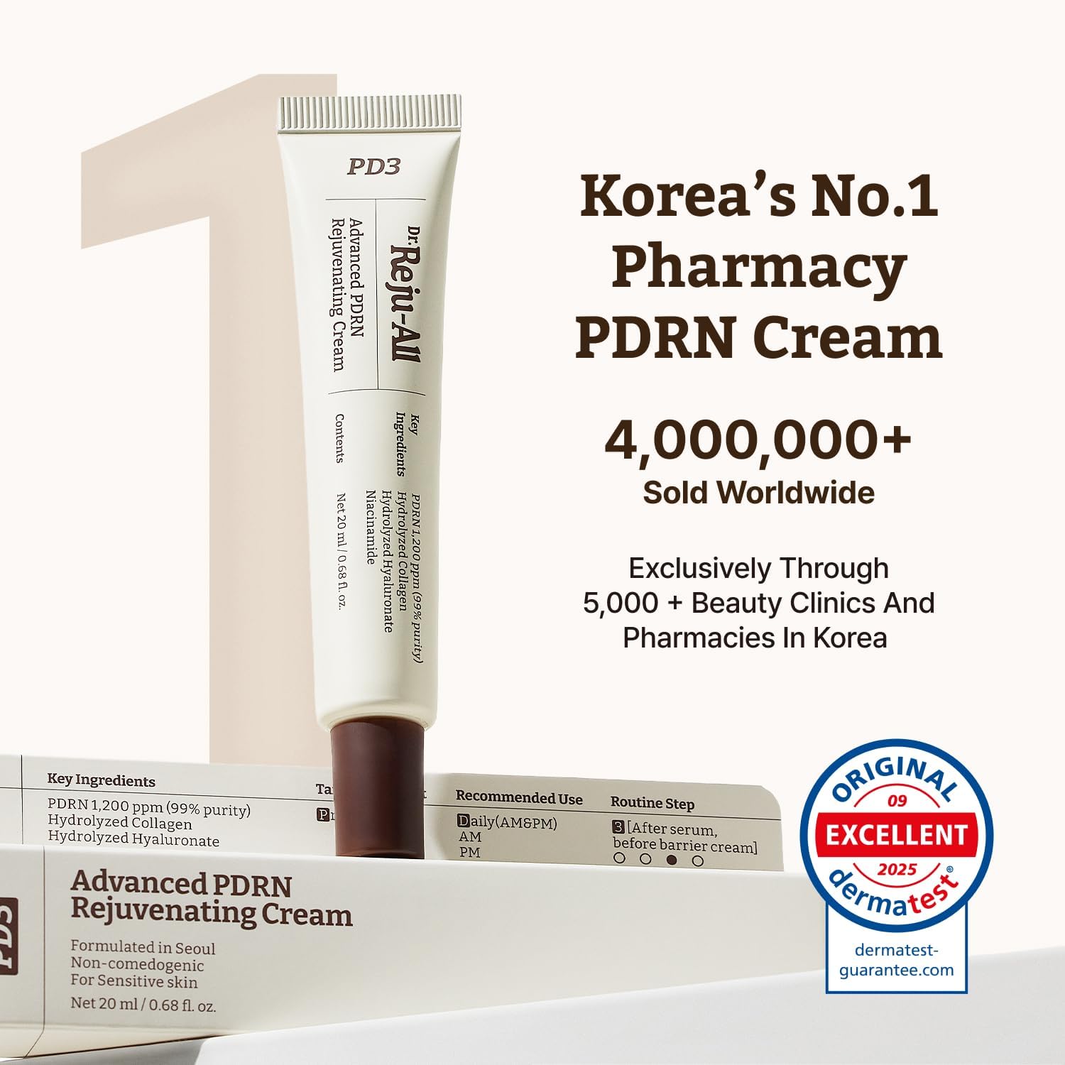 Dr.Reju-All - Advanced PDRN Rejuvenating Cream-thekimyoung.com
