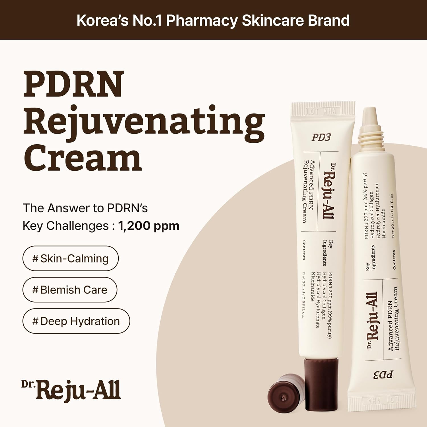 Dr.Reju-All - Advanced PDRN Rejuvenating Cream-thekimyoung.com