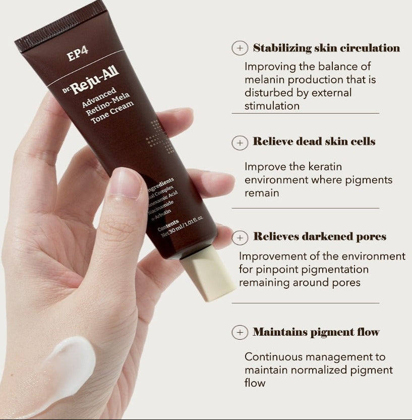 Dr.Reju-All - Advanced Retino-Mela Tone Cream (30ml)-thekimyoung.com