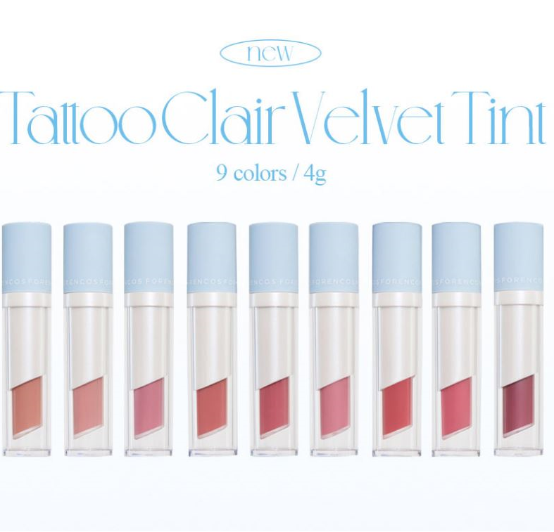 FORENCOS Tatoo Cliar Velvet Tint 4g 50 colors-thekimyoung.com