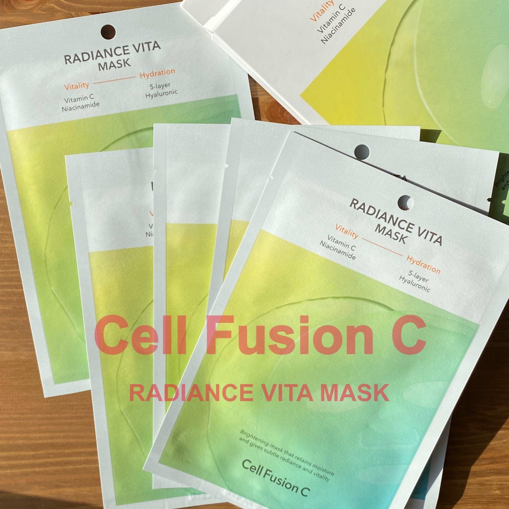 [Cell Fusion C] Radiance Vita Masks (5 sheets) 25ml x 5ea Mask Sheet Cell Fusion C