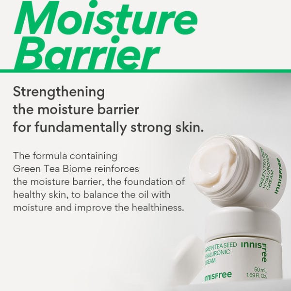 innisfree Green Tea Seed Hyaluronic Cream 50ml Moisturizer Cream innisfree