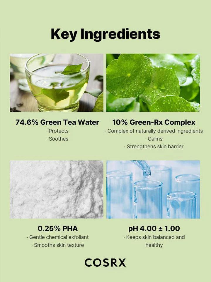 COSRX One Step Green Hero Calming Pad 70 Sheets Toner Pad COSRX