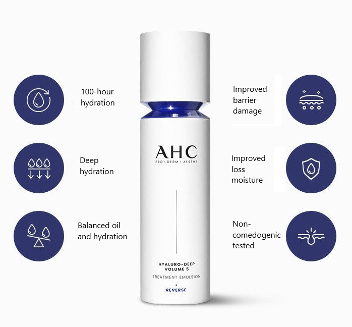 AHC Hyaluro Deep Volume 5 Treatment Emulsion 100ml-thekimyoung.com