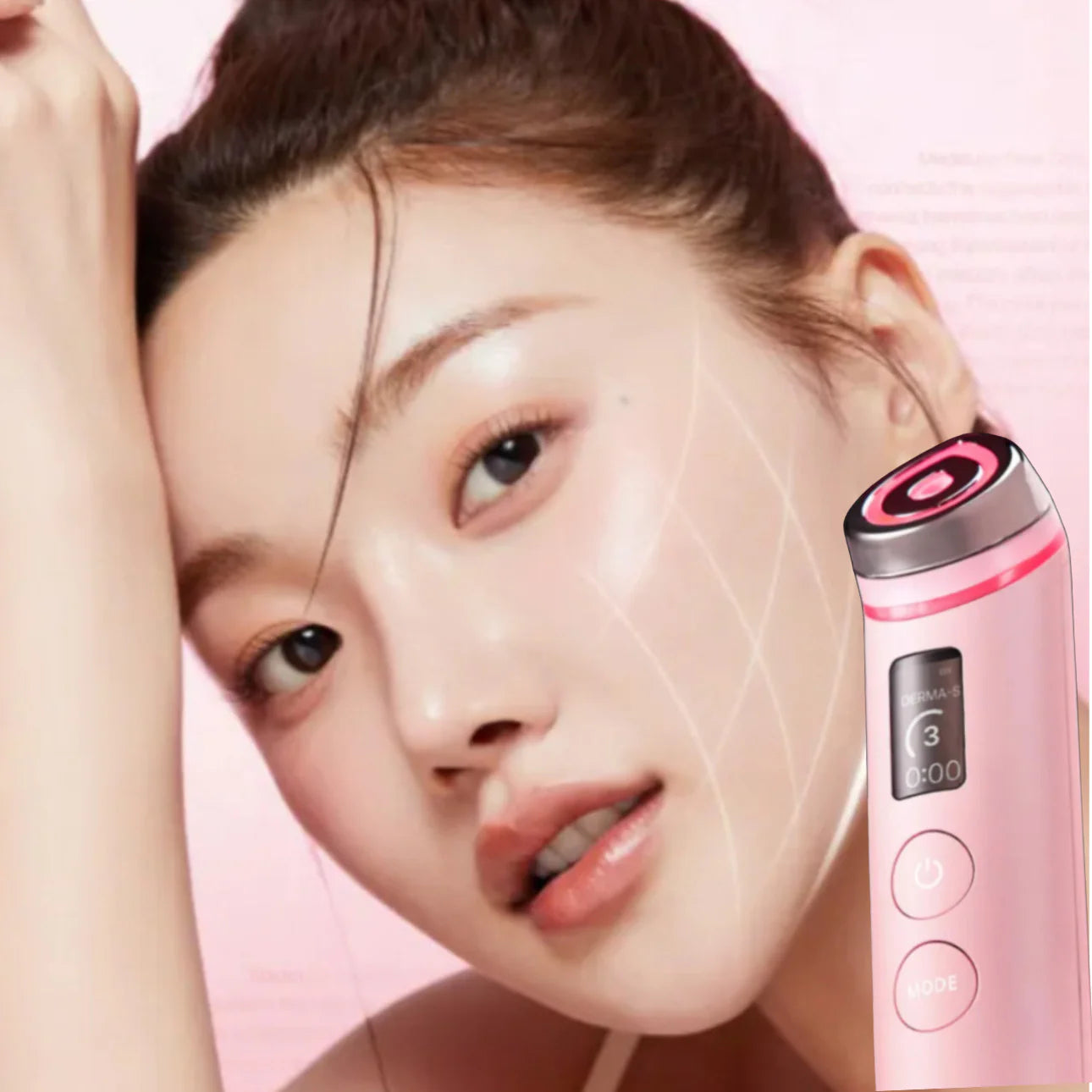 Medicube Age-R Booster Pro 6-in-1 Real Glass Glow Device LED Anti-Wrinkle Device Face Massager medicube
