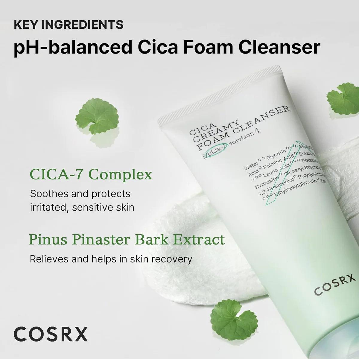 COSRX Pure Fit Cica Creamy Form Cleanser 150ml-thekimyoung.com
