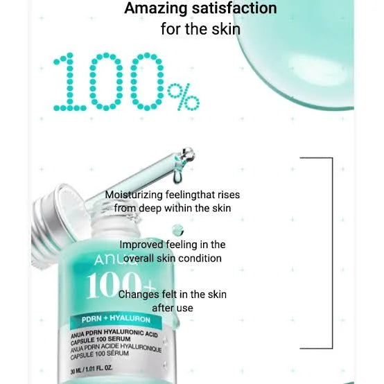 Anua Pdrn Hyaluronic Acid Capsule Serum 30ml + Refill 30ml Set Face Serum Anua