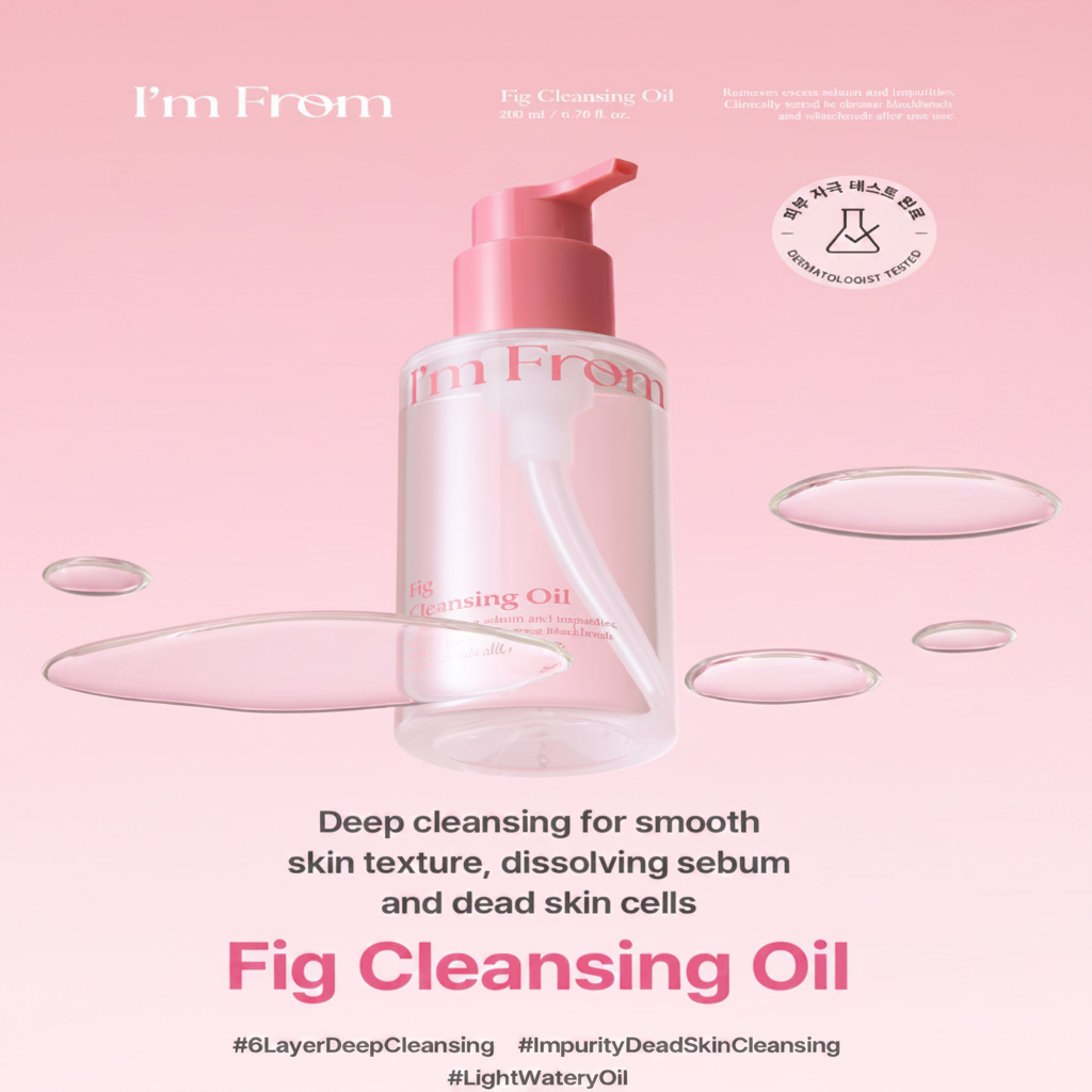 I'm From - Fig Cleansing Oil (200ml)-thekimyoung.com