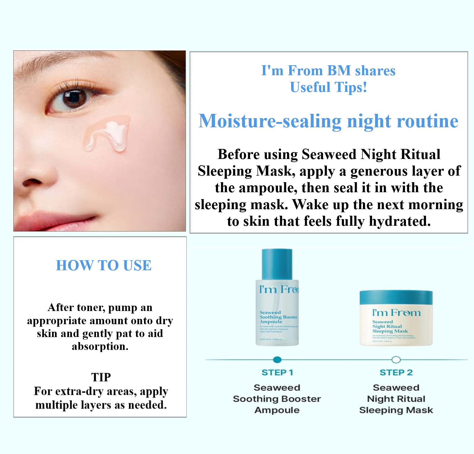 I'm From - Seaweed Soothing Booster Ampoule (50ml)-thekimyoung.com