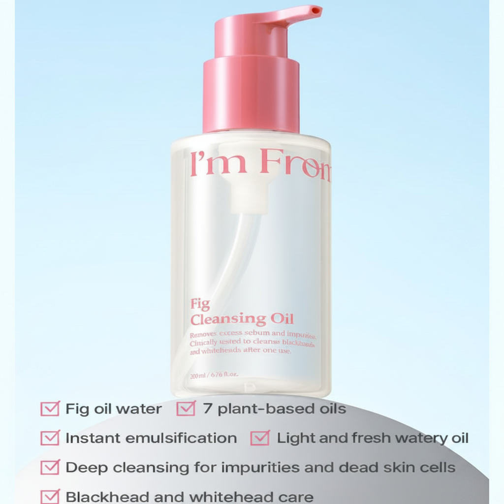 I'm From - Fig Cleansing Oil (200ml)-thekimyoung.com
