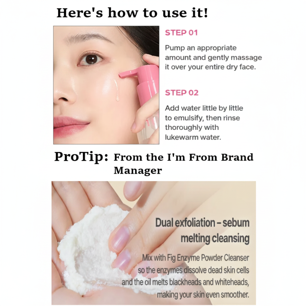 I'm From - Fig Cleansing Oil (200ml)-thekimyoung.com