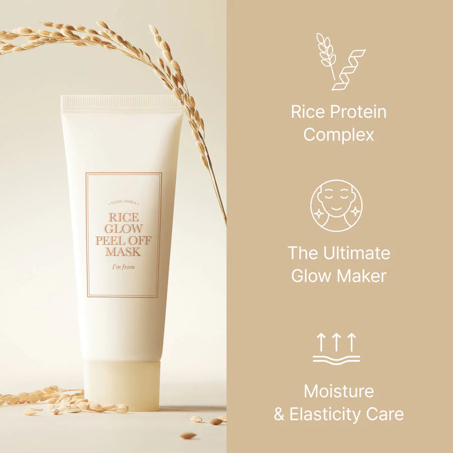 I'm From - Rice Glow Peel Off Mask (70g)-thekimyoung.com