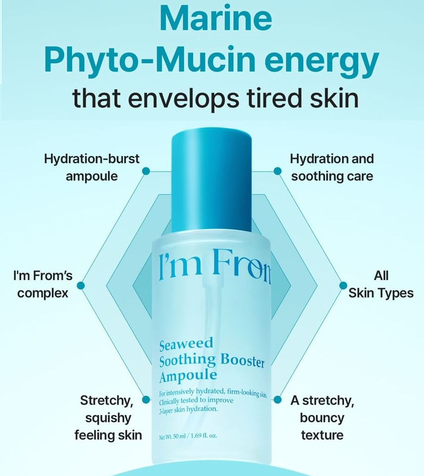 I'm From - Seaweed Soothing Booster Ampoule (50ml)-thekimyoung.com