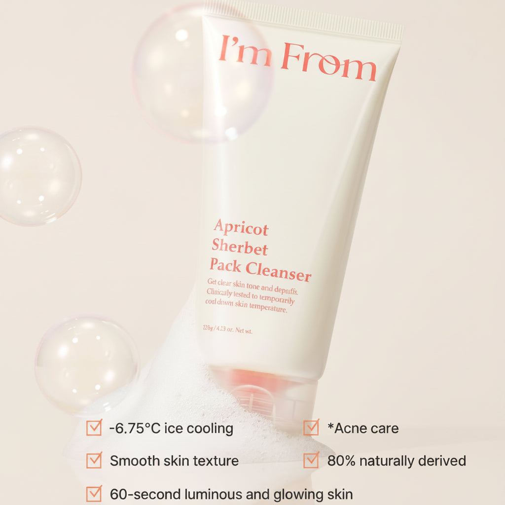 I'm From - Apricot Sherbet Pack Cleanser-thekimyoung.com
