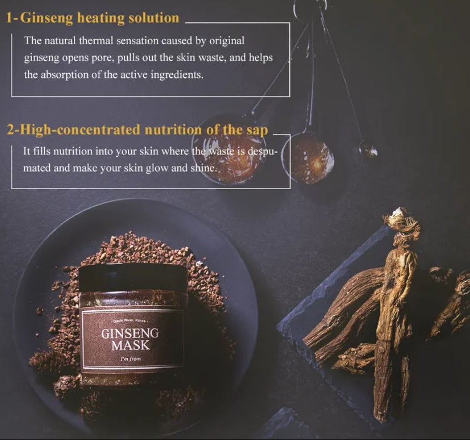 I'm From - Ginseng Mask (120g)-thekimyoung.com